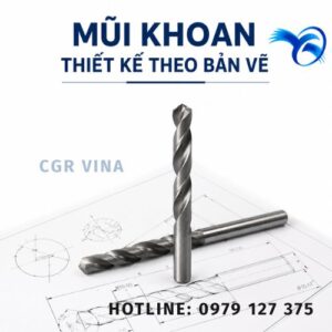 mũi khoan thiết kế theo yêu cầu